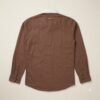 CONTRAST BROWN SHIRT