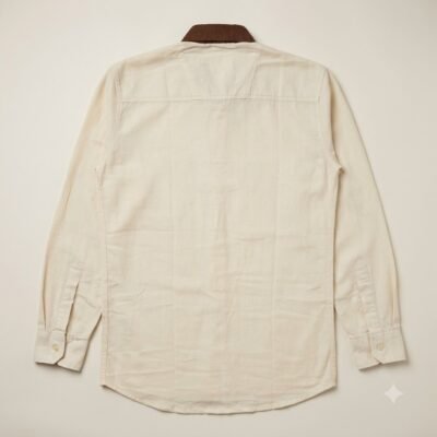 Back_view_of_cream_shirt_20260922202526 CONTRAST CREAM SHIRT
