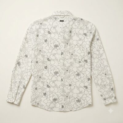 Back_view_of_patterned_shirt_20260922204540 Aarvo Floral Print Shirt