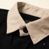 Collar_detail_of_black_shirt_20260922215713 Aarvo Black Contrast Shirt