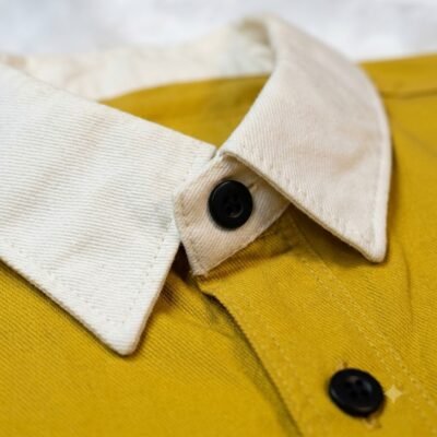 Collar_detail_on_yellow_shirt_20260922200503 Aarvo Mustard Contrast Shirt