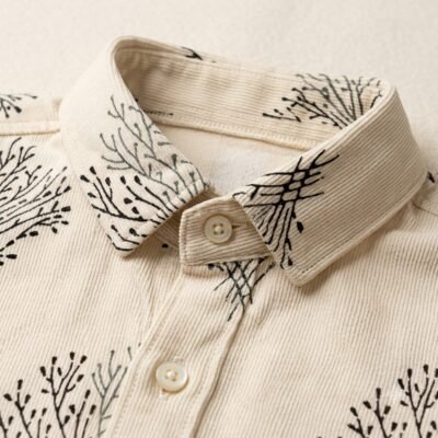 Extreme_close-up_of_shirt_collar_20260922203108 Aarvo Branch Print Shirt