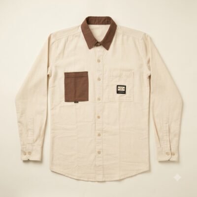 Front_view_of_cream_shirt_20260922202526 CONTRAST CREAM SHIRT