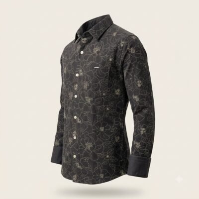 Grey_shirt_side_view_20260922204540 Aarvo Floral Grey Print Shirt