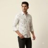 Model_wearing_embroidered_button…_20260922204540 Aarvo Floral Print Shirt