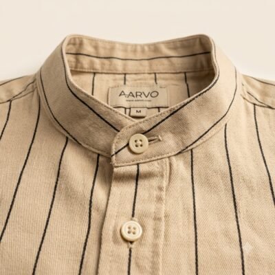 Shirt_collar_detail_photography_20260922221034 Aarvo Classic Stripe